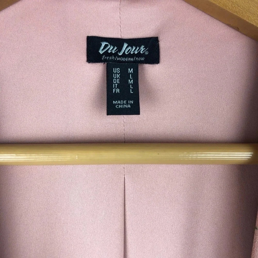 Du Jour | Floral Open Front Blazer Cardi - Picture 4 of 8